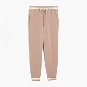 NWT- MWL Superbrushed Easygoing Sweatpants: Striped Trim Edition